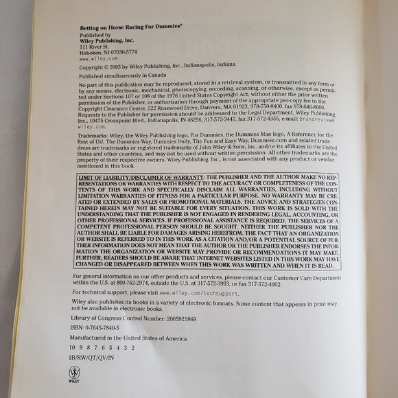 Book Betting On Horse Racing For Dummies By Richard Eng - Picture 3 of 8